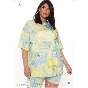 Fashion Nova 2 piece short set